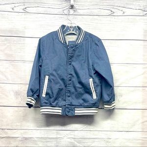 Gap Blue Varsity Jacket Size 4